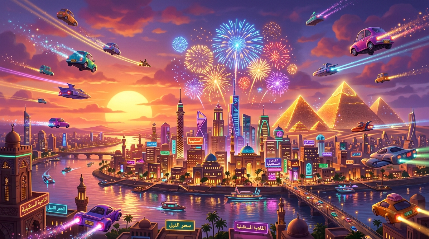 رسمة كرتونيا ستوديو - Cartonia Futuristic City 1785363810200